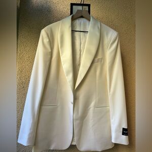 Todd Snyder Italian Tuxedo Jacket in White - 40R - Made in Italy